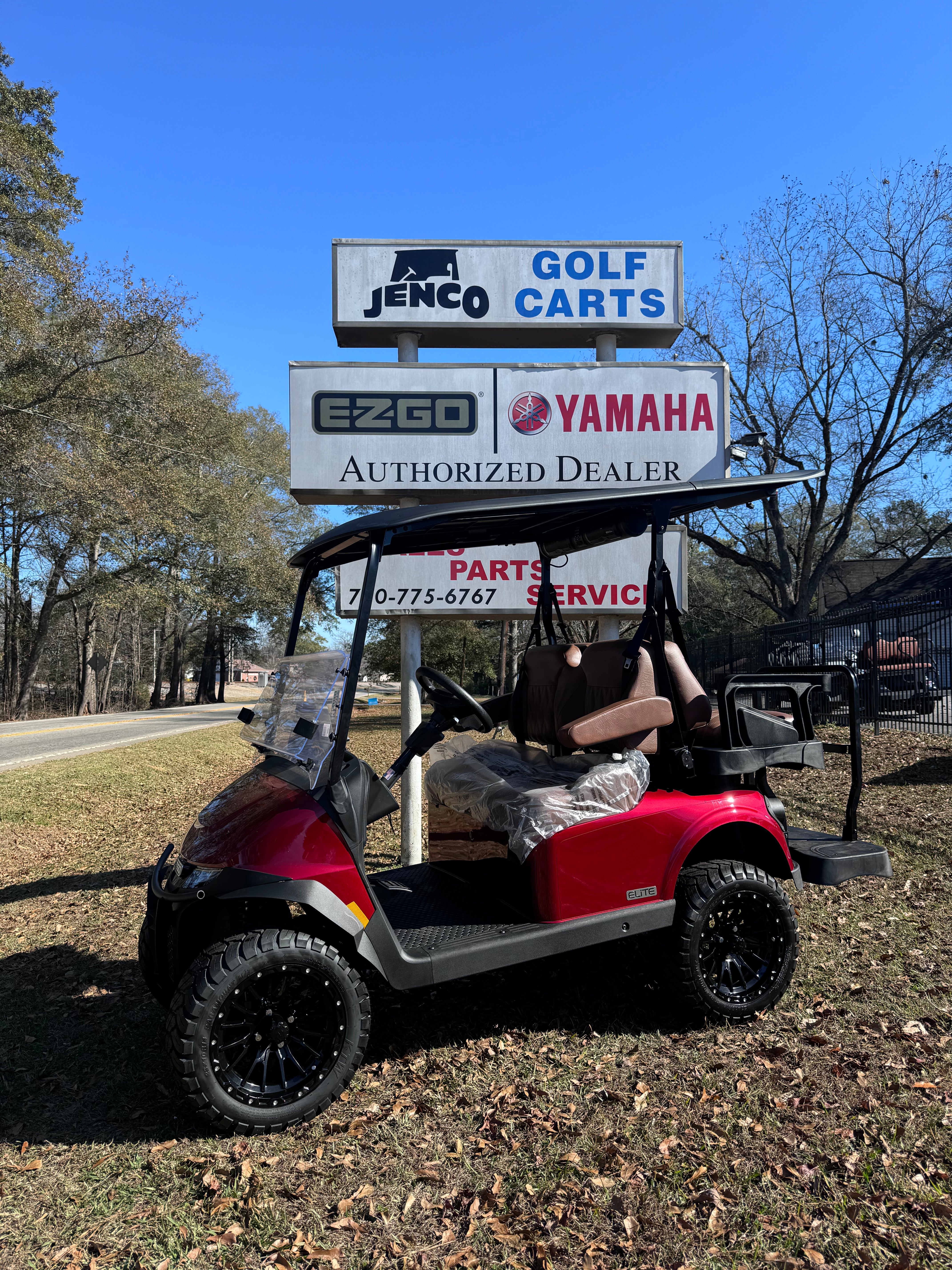 2026 EZGO RXV ELITE RED SN:947839 | 3 Guys Golf Carts