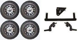 6" Lift Kit Combo with 10" Wolverine for Yamaha G29/Drive Golf Carts 07-16 - 3 Guys Golf Carts
