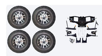 Lift Kit Combo with 10" Wolverine for Club Car DS Golf Carts 2004+ - 3 Guys Golf Carts