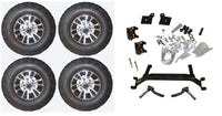 Lift Kit Combo with 10" Wolverine for EZGO TXT Golf Carts 2001+ - 3 Guys Golf Carts