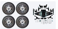 Lift Kit Combo with 10" Wolverine for EZGO RXV Golf Carts 2008-2013.5 - 3 Guys Golf Carts
