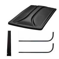 80" Black Extended Roof Kit for EZGO RXV Golf Carts 2008+ - 3 Guys Golf Carts