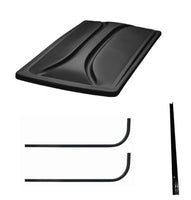 80" Black Extended Roof Kit for EZGO TXT Golf Carts - 3 Guys Golf Carts