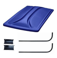 Universal 80" Blue Extended Roof Kit for Yamaha G29/Drive & Drive II Golf Carts 2007+ - 3 Guys Golf Carts