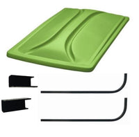 Universal 80" LIME Extended Roof Kit for Club Car DS Golf Carts 1976-1999 - 3 Guys Golf Carts