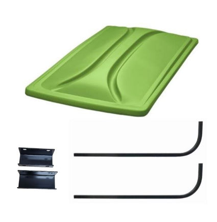 Universal 80" Lime Extended Roof Kit for Yamaha G29/Drive & Drive II Golf Carts 2007+ - 3 Guys Golf Carts