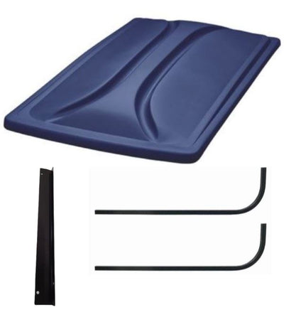 80" NAVY Golf Cart Roof Kit for EZGO RXV Golf Carts 2008+ - 3 Guys Golf Carts