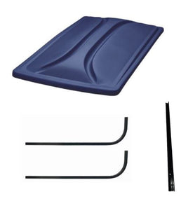 80" NAVY Golf Cart Roof Kit- for EZGO TXT Golf Carts - 3 Guys Golf Carts