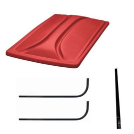 80" RED Golf Cart Roof Kit- for EZGO TXT Golf Carts - 3 Guys Golf Carts