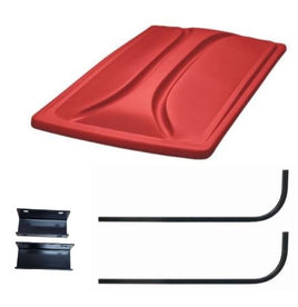 Universal 80" Red Extended Roof Kit for Yamaha G29/Drive & Drive II Golf Carts 2007+ - 3 Guys Golf Carts