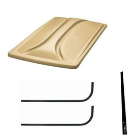 80" TAN Golf Cart Roof Kit- for EZGO TXT Golf Carts - 3 Guys Golf Carts