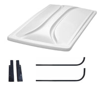 80" WHITE Extended Roof Kit for Club Car Precedent Golf Carts 2004+ - 3 Guys Golf Carts