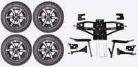 6" Lift Kit Combo with 12" Hulk for Club Car DS Golf Carts 1984-2003