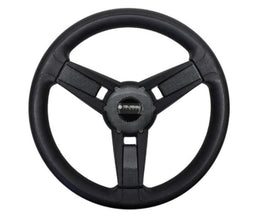 Gussi Model 13 Black/Carbon Fiber Steering Wheel for Advanced EV1 Golf Carts - 3 Guys Golf Carts