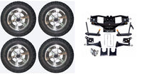 Lift Kit Combo with 12" Dirty Harry for Club Car DS Golf Carts 2004+ - 3 Guys Golf Carts