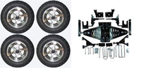 Lift Kit Combo with 12" Dirty Harry for EZGO RXV Golf Carts 2008-2013.5 - 3 Guys Golf Carts