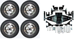 Lift Kit Combo with 12" Dirty Harry for EZGO RXV Golf Carts 2008-2013.5 - 3 Guys Golf Carts
