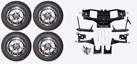 Lift Kit Combo with 12" Flash for Club Car DS Golf Carts 2004+