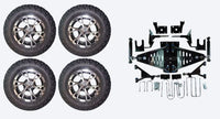 Lift Kit Combo with 12" Flash for EZGO RXV Golf Carts 2008-2013.5