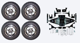 Lift Kit Combo with 12" Flash for EZGO RXV Golf Carts 2008-2013.5
