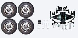 Lift Kit Combo with 12" Flash for EZGO RXV Electric Golf Carts 2015+