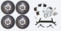 Lift Kit Combo with 12" Flash for EZGO TXT Golf Carts 2001+