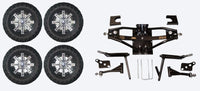 6" Lift Kit Combo with 12" Tempest for Club Car DS Golf Carts 1984-2003