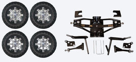 6" Lift Kit Combo with 12" Tempest for Club Car DS Golf Carts 1984-2003