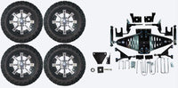 Lift Kit Combo with 12" Tempest for EZGO RXV Gas Golf Carts 2015+