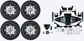 Lift Kit Combo with 12" Tempest for EZGO RXV Gas Golf Carts 2015+