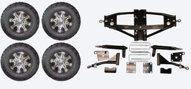 Lift Kit Combo for Club Car Precedent Golf Carts with 10" Vegas - 3 Guys Golf Carts