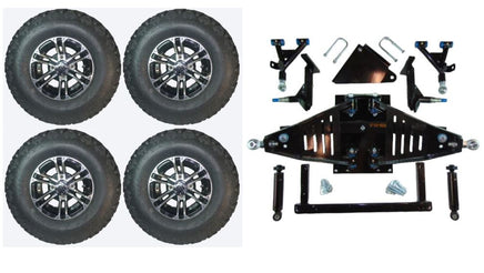 6" Lift Kit Combo with 10" Nitro for Yamaha Drive II Electric Golf Carts 2017+ - 3 Guys Golf Carts