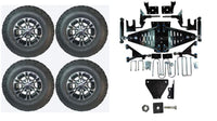 Lift Kit Combo with 10" Nitro for EZGO RXV Gas Golf Carts 2015+ - 3 Guys Golf Carts