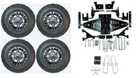 Lift Kit Combo with 10" Nitro for EZGO RXV Electric Golf Carts 2015+ - 3 Guys Golf Carts