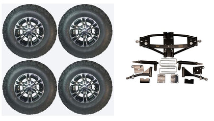 Lift Kit Combo for Club Car Precedent Golf Carts with 10" Nitro - 3 Guys Golf Carts