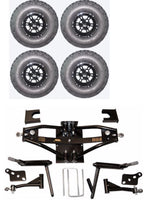 Lift Kit Combo with 10" Werewolf 22x11-10 for Club Car DS Golf Carts 1984-2003 - 3 Guys Golf Carts