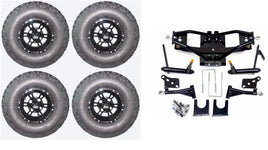 Lift Kit Combo with 10" Werewolf for Club Car DS Golf Carts 2004+ - 3 Guys Golf Carts