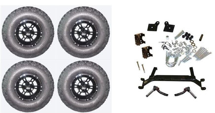 Lift Kit Combo with 10" Werewolf for EZGO TXT Golf Carts 2001+ - 3 Guys Golf Carts