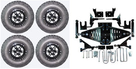 Lift Kit Combo with 10" Werewolf for EZGO RXV Golf Carts 2008-2013.5 - 3 Guys Golf Carts