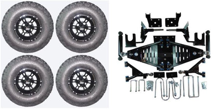 Lift Kit Combo with 10" Werewolf for EZGO RXV Golf Carts 2008-2013.5 - 3 Guys Golf Carts