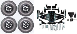 Lift Kit Combo with 10" Werewolf for EZGO RXV Gas Golf Carts 2015+ - 3 Guys Golf Carts