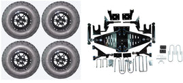 Lift Kit Combo with 10" Werewolf for EZGO RXV Electric Golf Carts 2015+ - 3 Guys Golf Carts