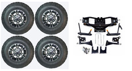 Lift Kit Combo with 10" Nitro for Club Car DS Golf Carts 2004+ - 3 Guys Golf Carts