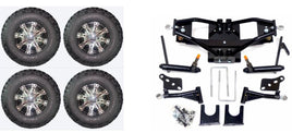 Lift Kit Combo with 10" Vegas for Club Car DS Golf Carts 2004+ - 3 Guys Golf Carts