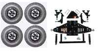6" Lift Kit Combo with 10" Werewolf for Yamaha Drive II Electric Golf Carts - 3 Guys Golf Carts