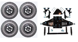 6" Lift Kit Combo with 10" Werewolf for Yamaha Drive II Electric Golf Carts - 3 Guys Golf Carts