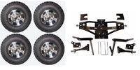 Lift Kit Combo with 10" Colossus 22x11-10 for Club Car DS Golf Carts 1984-2003 - 3 Guys Golf Carts