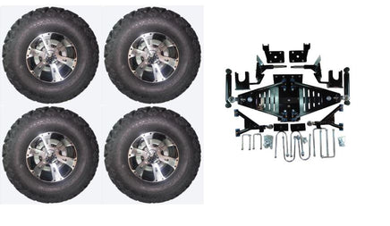 Lift Kit Combo with 10" Colossus for EZGO RXV Golf Carts 2008-2013.5 - 3 Guys Golf Carts