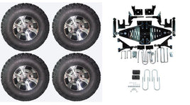 Lift Kit Combo with 10" Colossus for EZGO RXV Electric Golf Carts 2015+ - 3 Guys Golf Carts