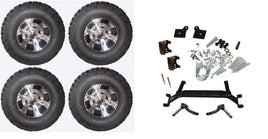 Lift Kit Combo with 10" Colossus for EZGO TXT Golf Carts 2001+ - 3 Guys Golf Carts